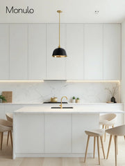 Forvara Metal Bell Pendant Light - Stylish Single Pendant For Island